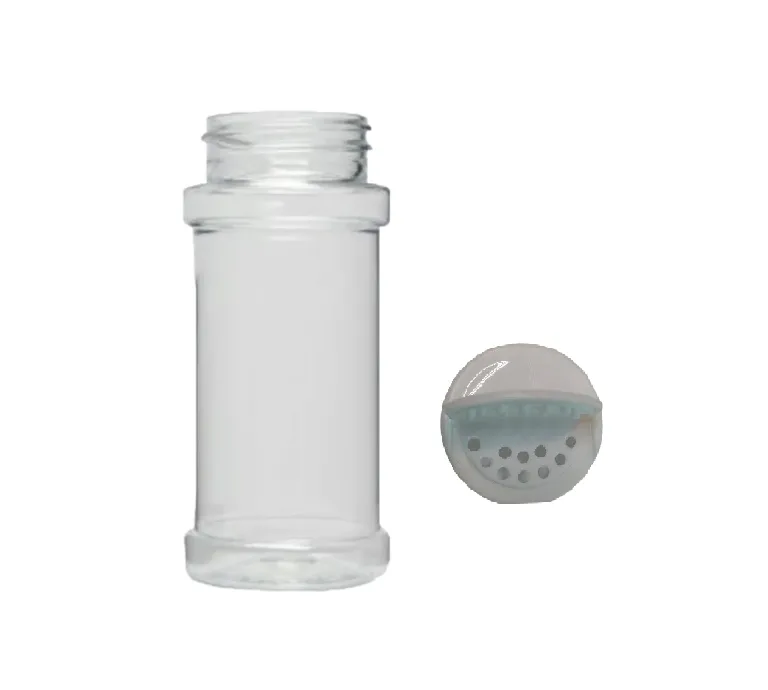 100ml Spice Shaker PET Plastic Bottle with Flip Cap