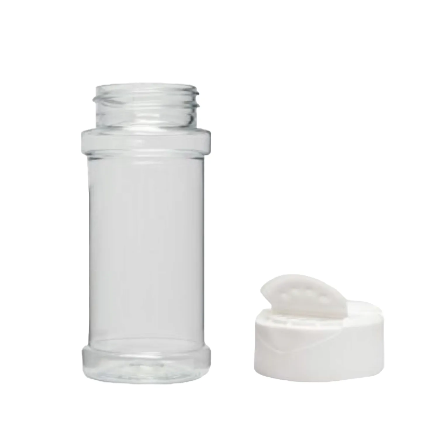 100ml Spice Shaker PET Plastic Bottle with Flip Cap