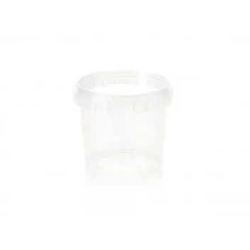 125ml PET Plastic Tub Tamper Proof with Clear Lid 10pack