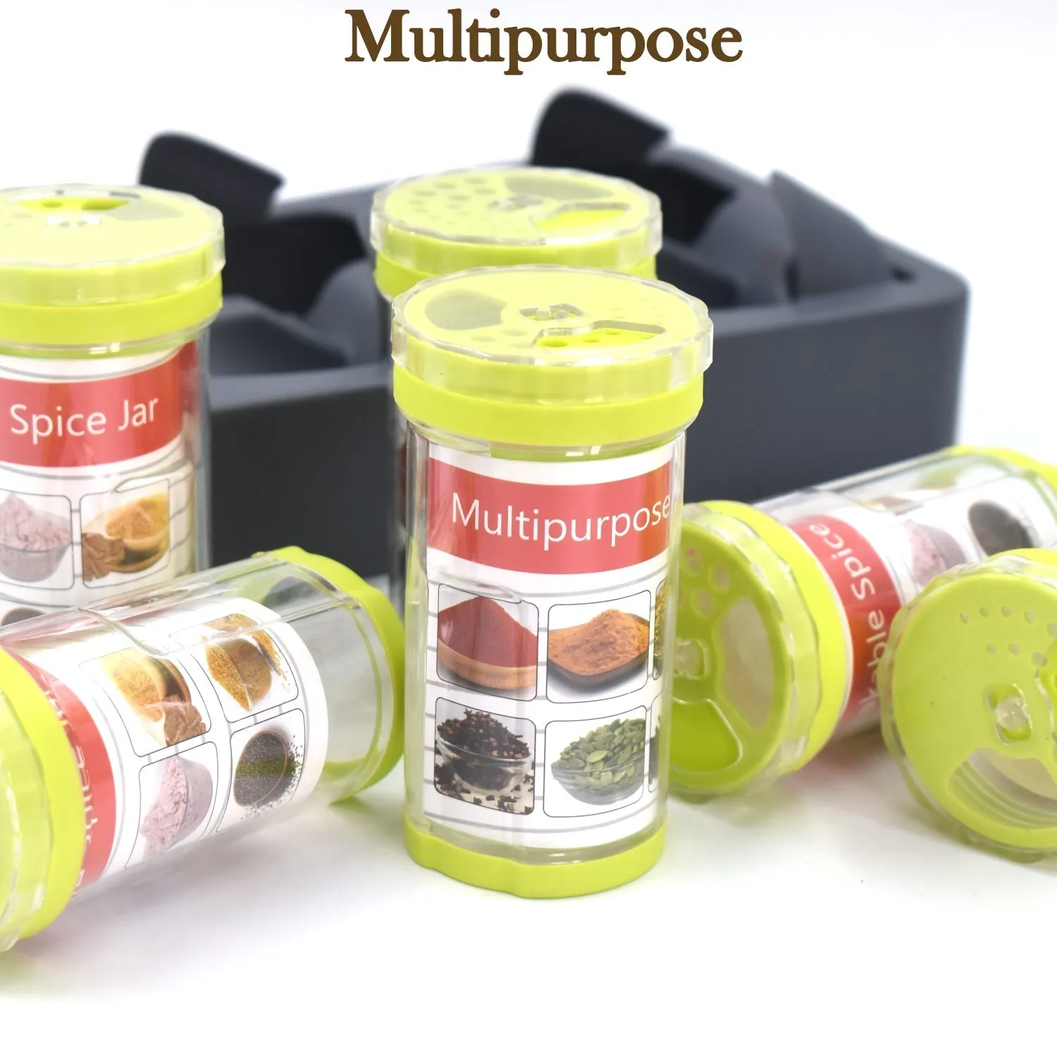 2865 Multipurpose Revolving Plastic Spice Rack