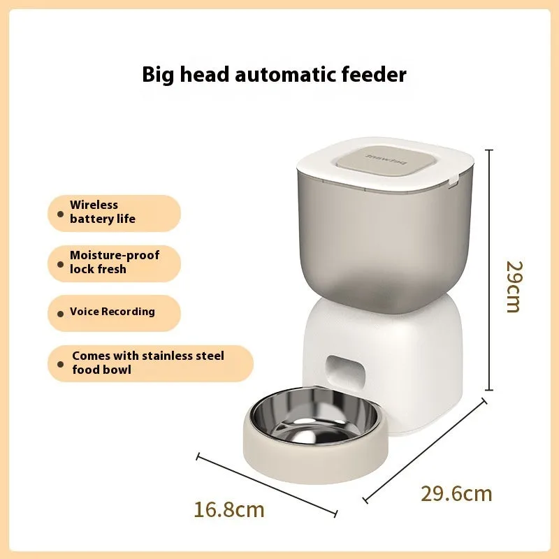 3L Smart Pet Feeder Automatic Cat Food Dog Food Feeding Machine / Alimentador automático inteligente para mascotas de 3 l, máquina de alimentación de comida para perros y gatos