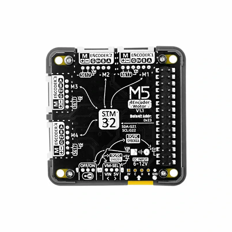 4-Channel Encoder Motor Driver Module (STM32F030) v1.1