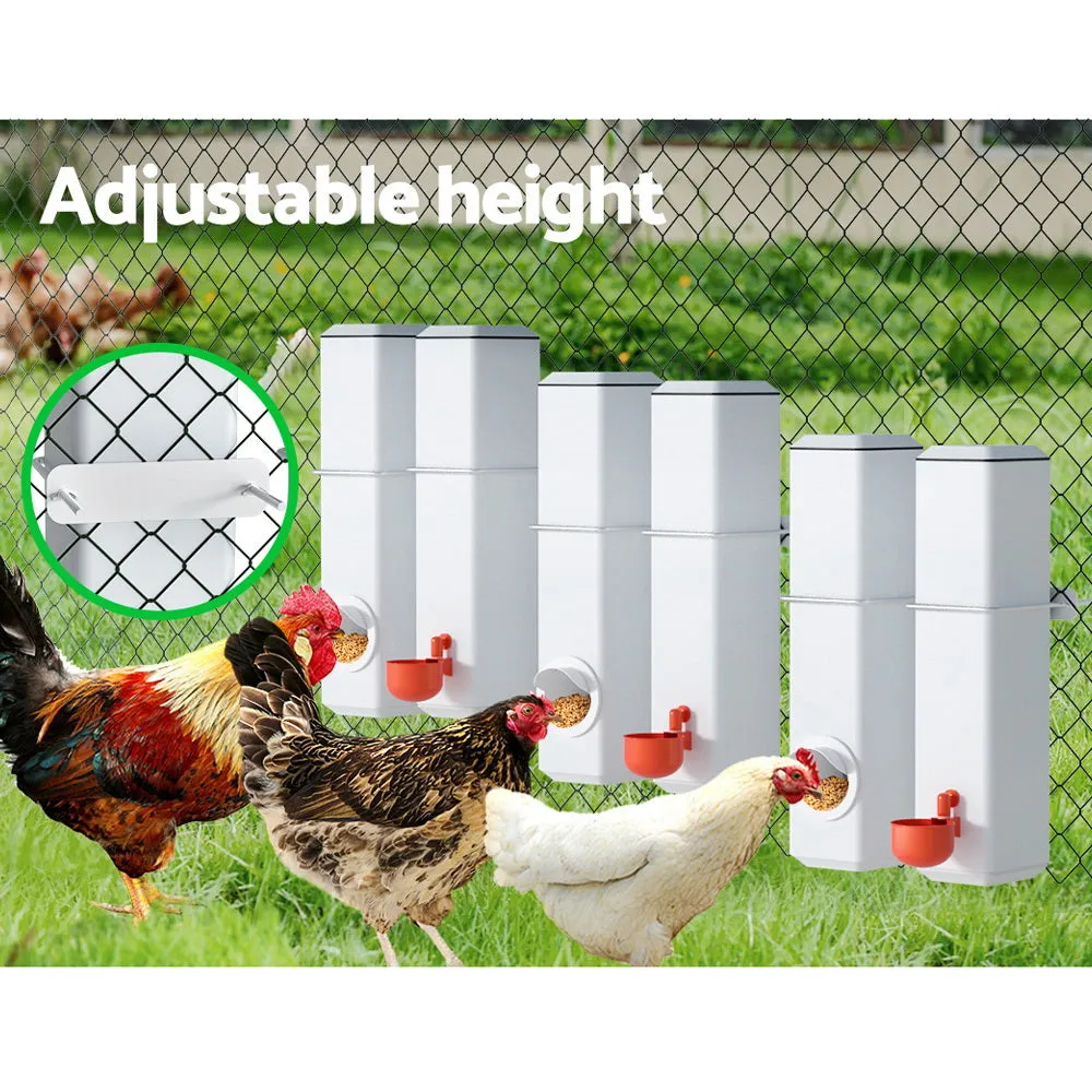 4L Automatic Chicken Feeder Water Dispenser Kit, Giantz