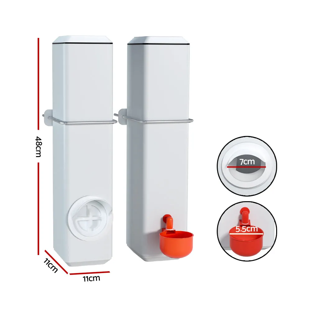 4L Automatic Chicken Feeder Water Dispenser Kit, Giantz