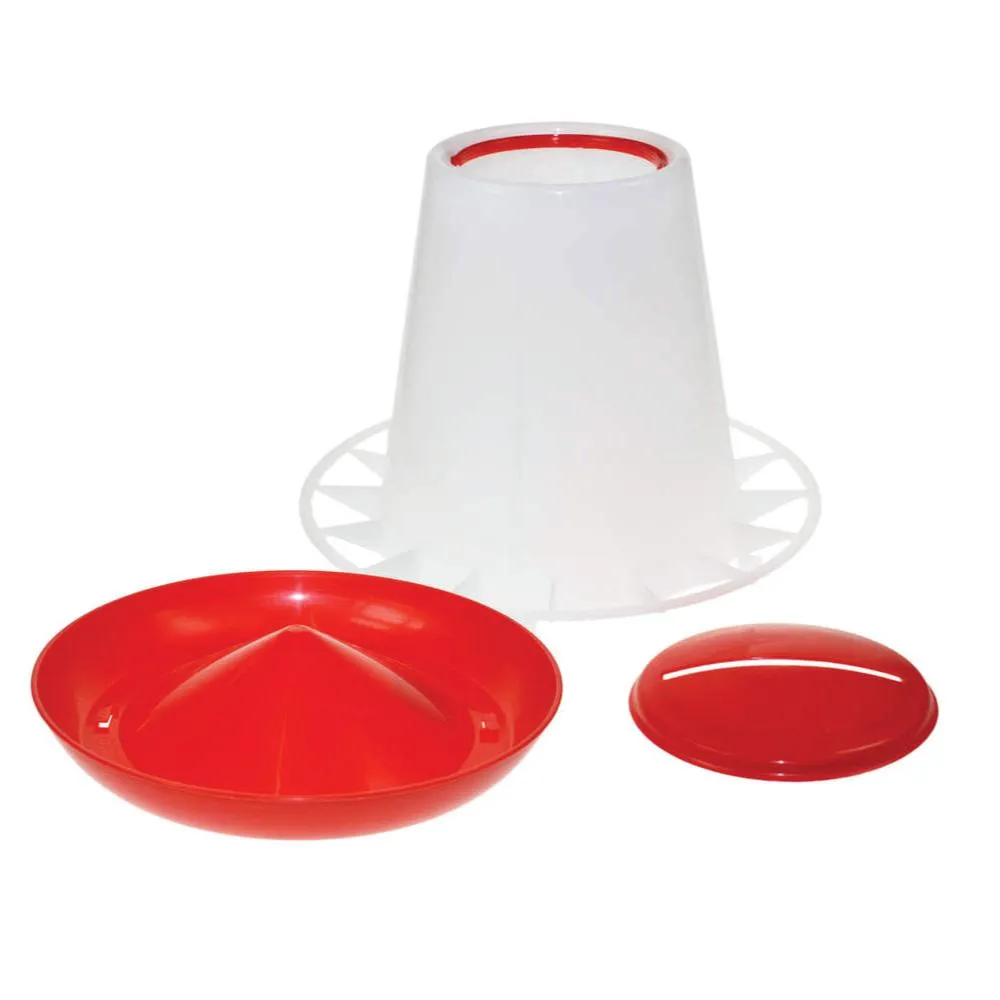 6kg Automatic Chicken Feeder, Anti-Waste Plastic