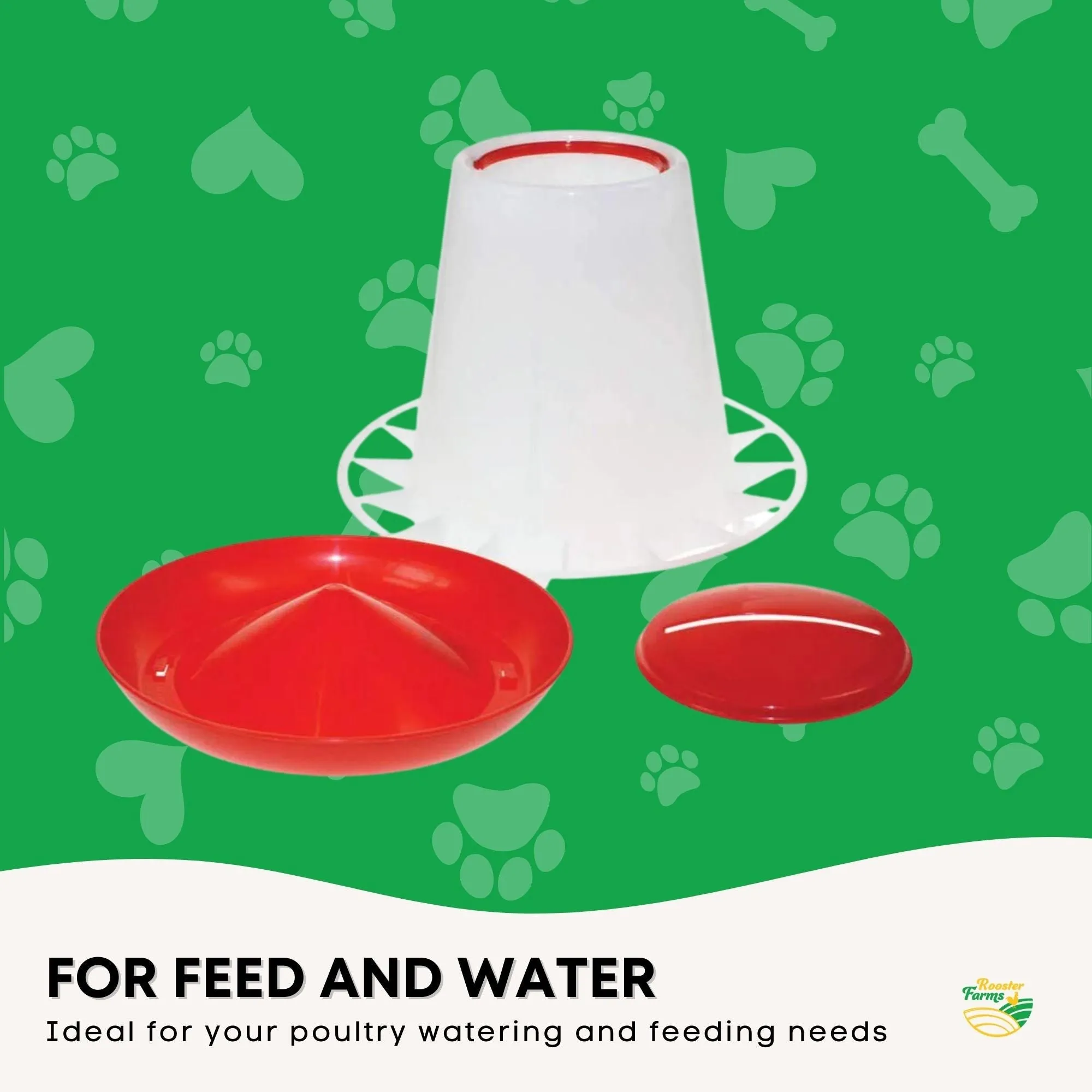 6kg Automatic Chicken Feeder, Anti-Waste Plastic