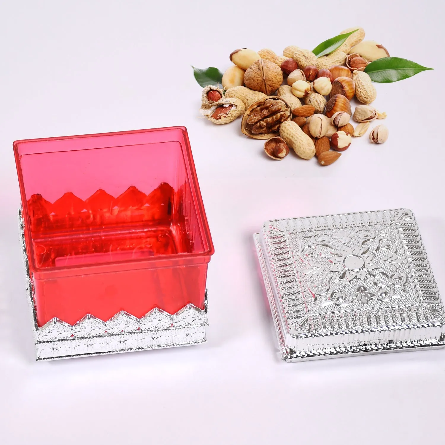 7129 RUBY DRYFRUIT STORAGE CONTAINER  ATTRACTIVE DESIGN BOX FOR HOME , GIFTING & KITCHEN USE