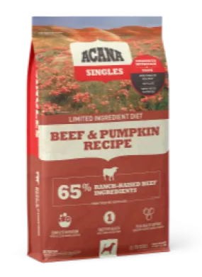 ACANA Singles Limited Ingredient Beef and Pumpkin Dry Dog Food