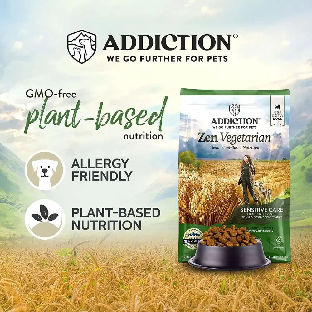 Addiction Zen Vegetarian Grain Free Dry Dog Food