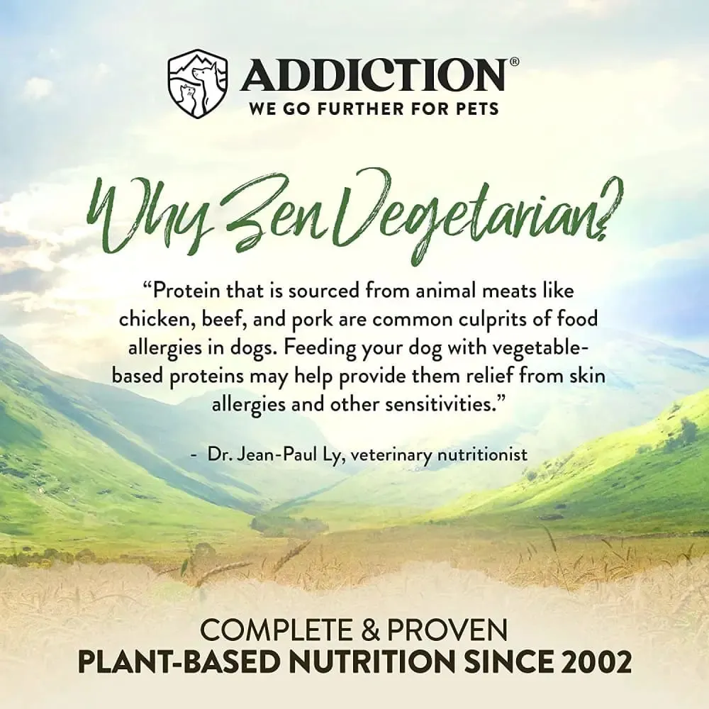 Addiction Zen Vegetarian Grain Free Dry Dog Food