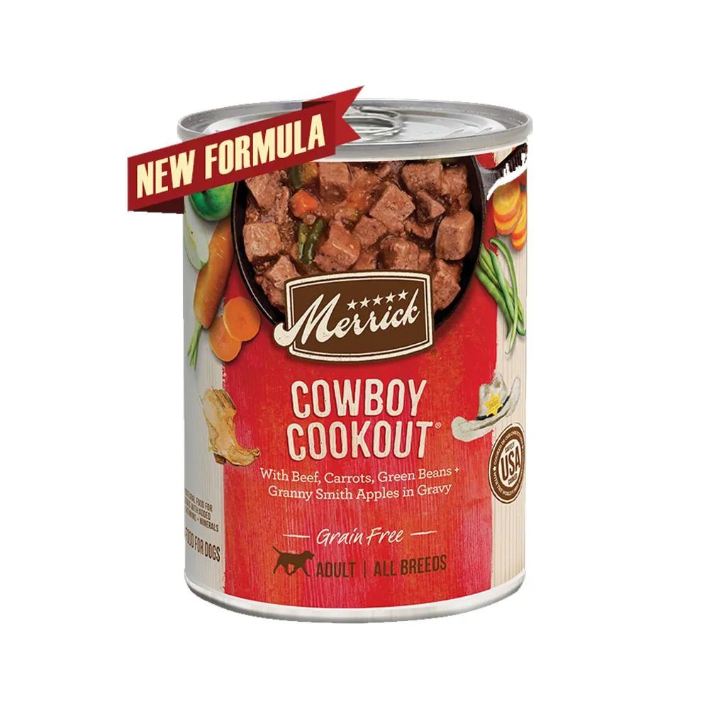 Adult Grain Free Cowboy Cookout Dog Can