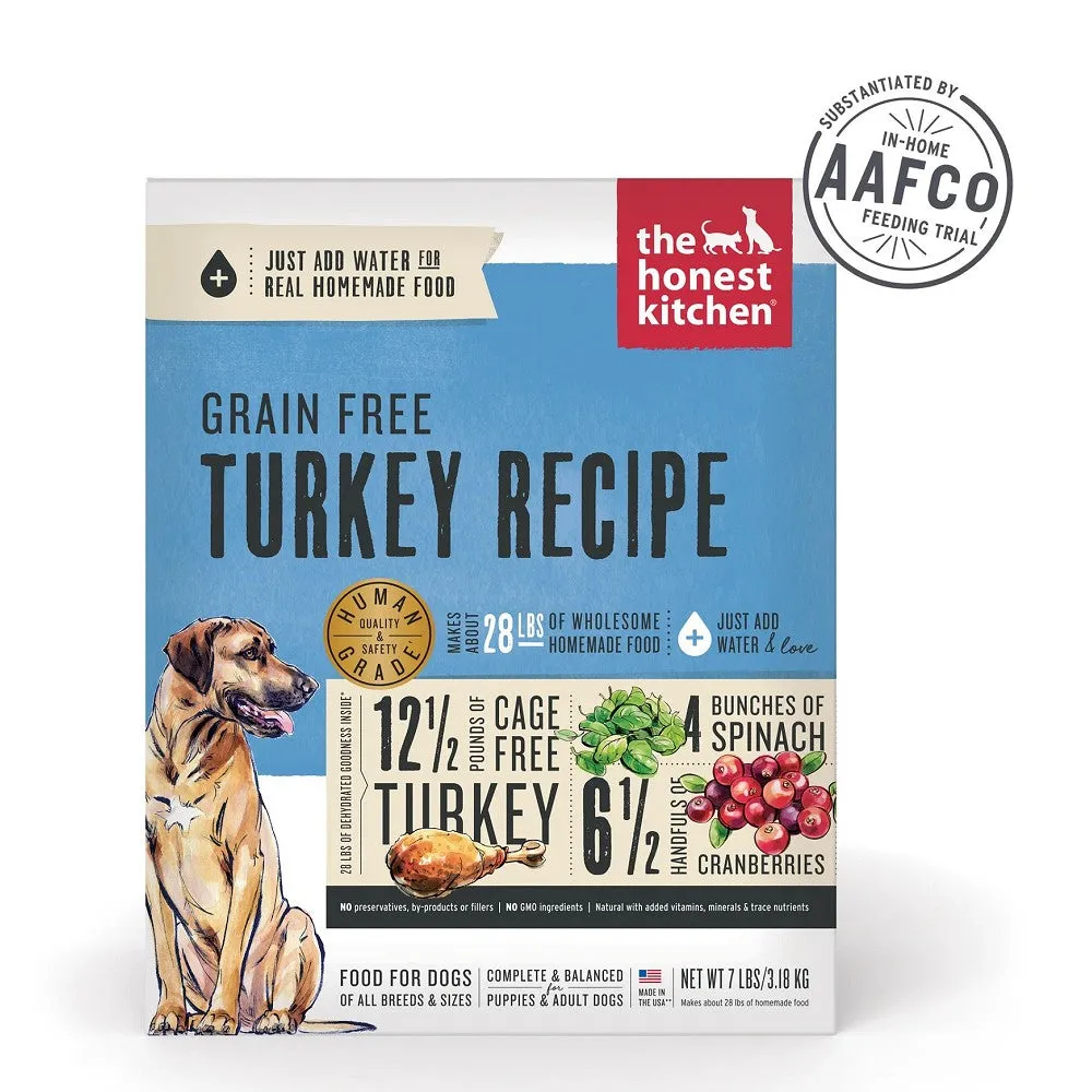 Adult Grain Free Turkey Complete Dehydrated Dog Food