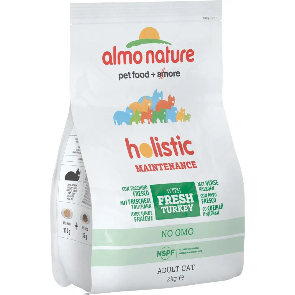 Almo Nature Holistic Adult Turkey and Rice Dry Cat Food