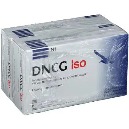 Asthma symptoms, Asthmatic symptoms, DNCG ISO solution for a nebulizer