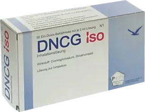 Asthma symptoms, Asthmatic symptoms, DNCG ISO solution for a nebulizer