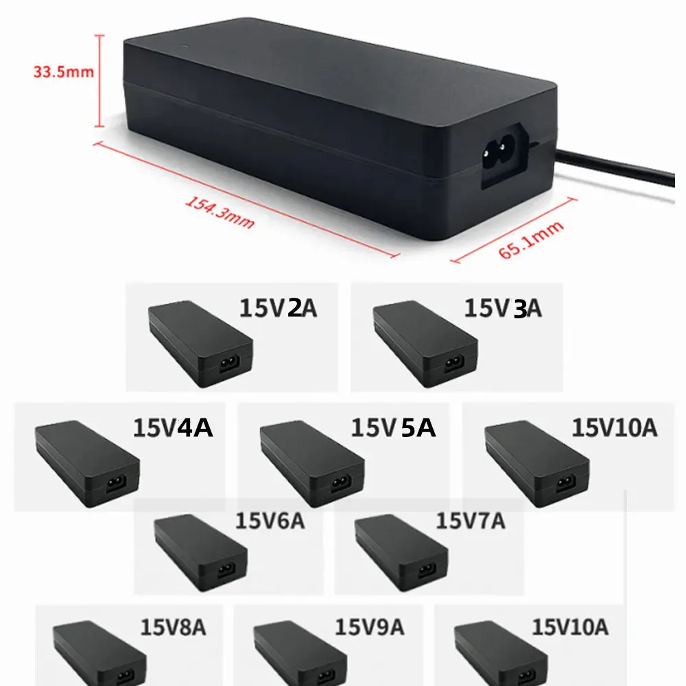 AU Plug Universal Power Adapter ACDC Adapte 15V2A 15v 3A 4A 5A 6A 7A 8A 9A 10A Switch Power Supply Adaptor Current Source Converter Main