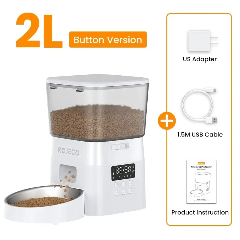 Automatic Pet Feeder Button Version