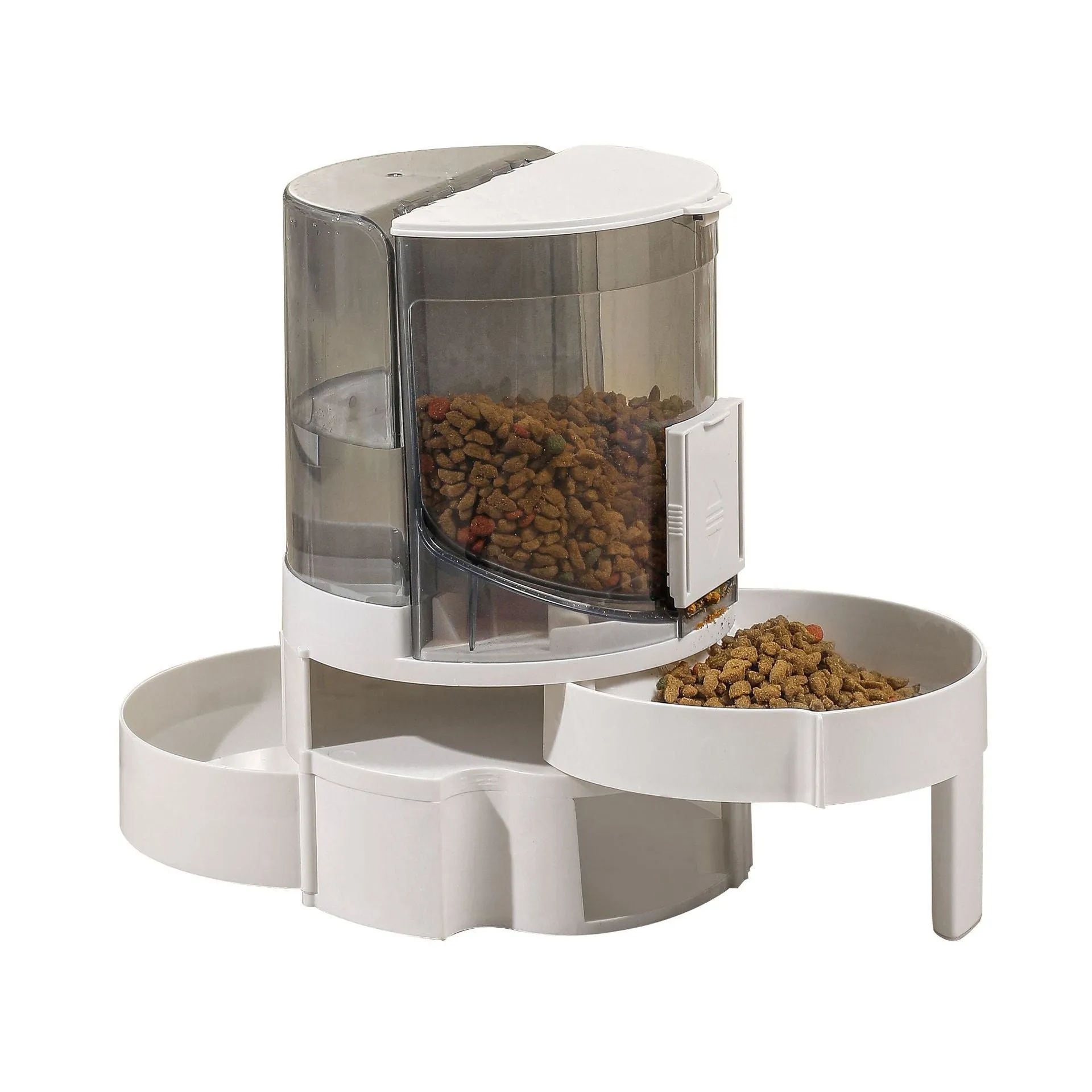 Automatic Water Change Pet Feeder / Comedero automático para mascotas con cambio de agua