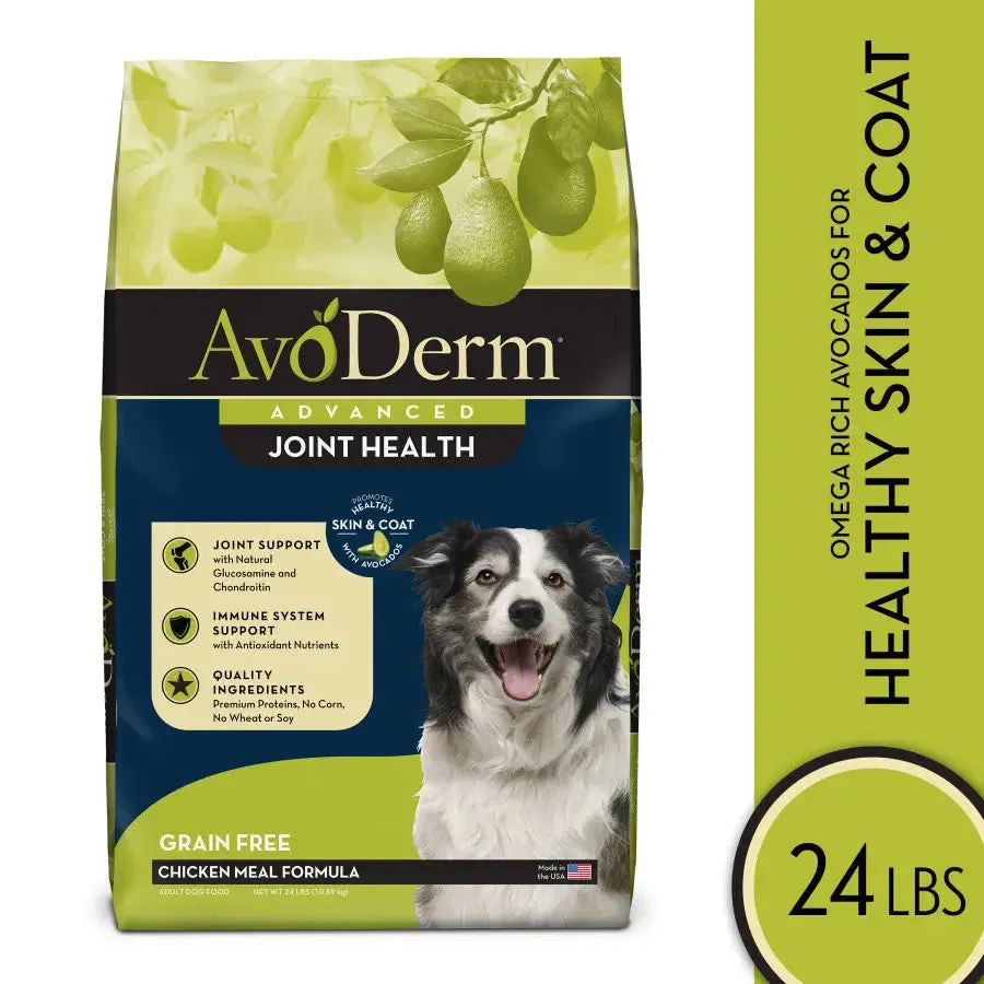 AvoDerm Joint Health Grain Free Chicken Meal Formula Dry Dog Food