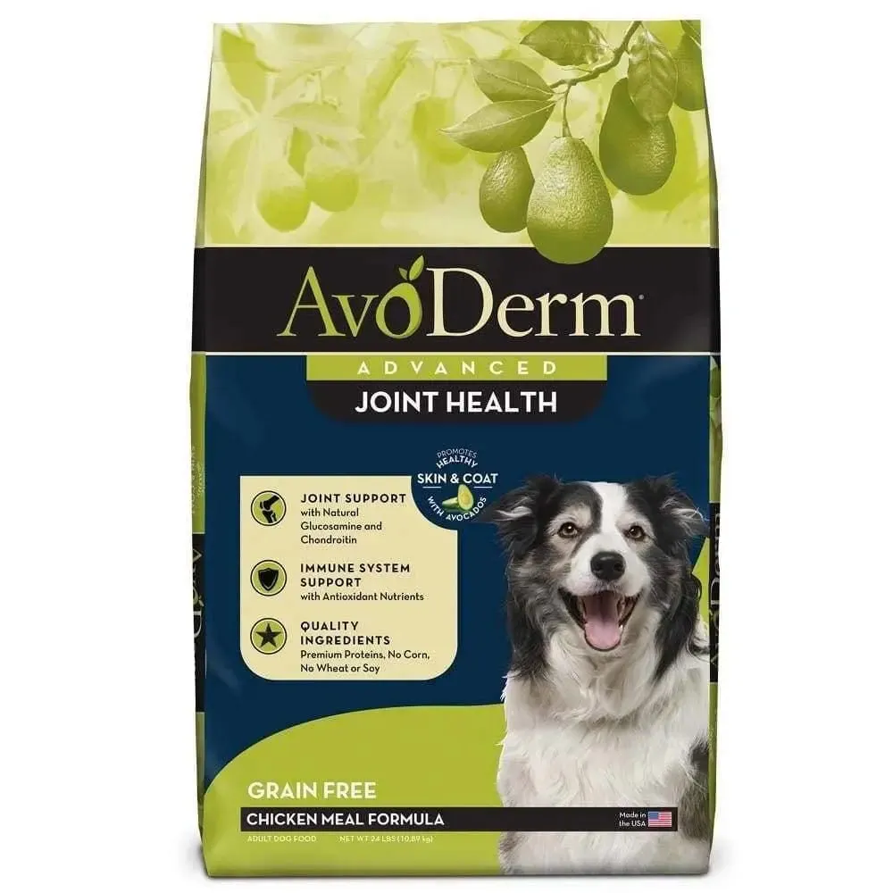 AvoDerm Joint Health Grain Free Chicken Meal Formula Dry Dog Food