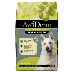 AvoDerm Senior Health Grain Free Lamb Meal Formula Dry Dog Food