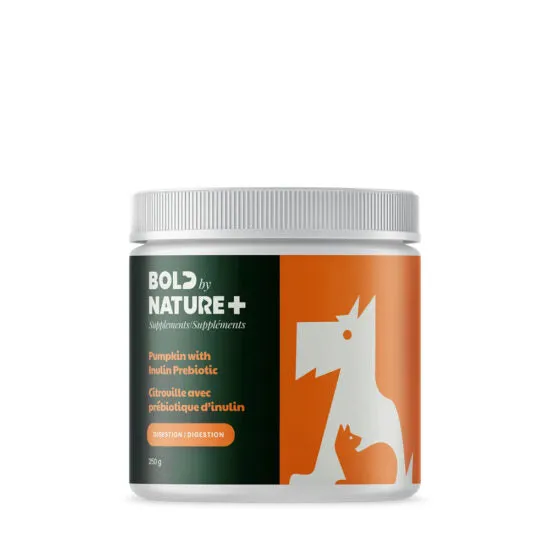 Bold By Nature: Pumpkin with Inulin Prebiotic Supplement