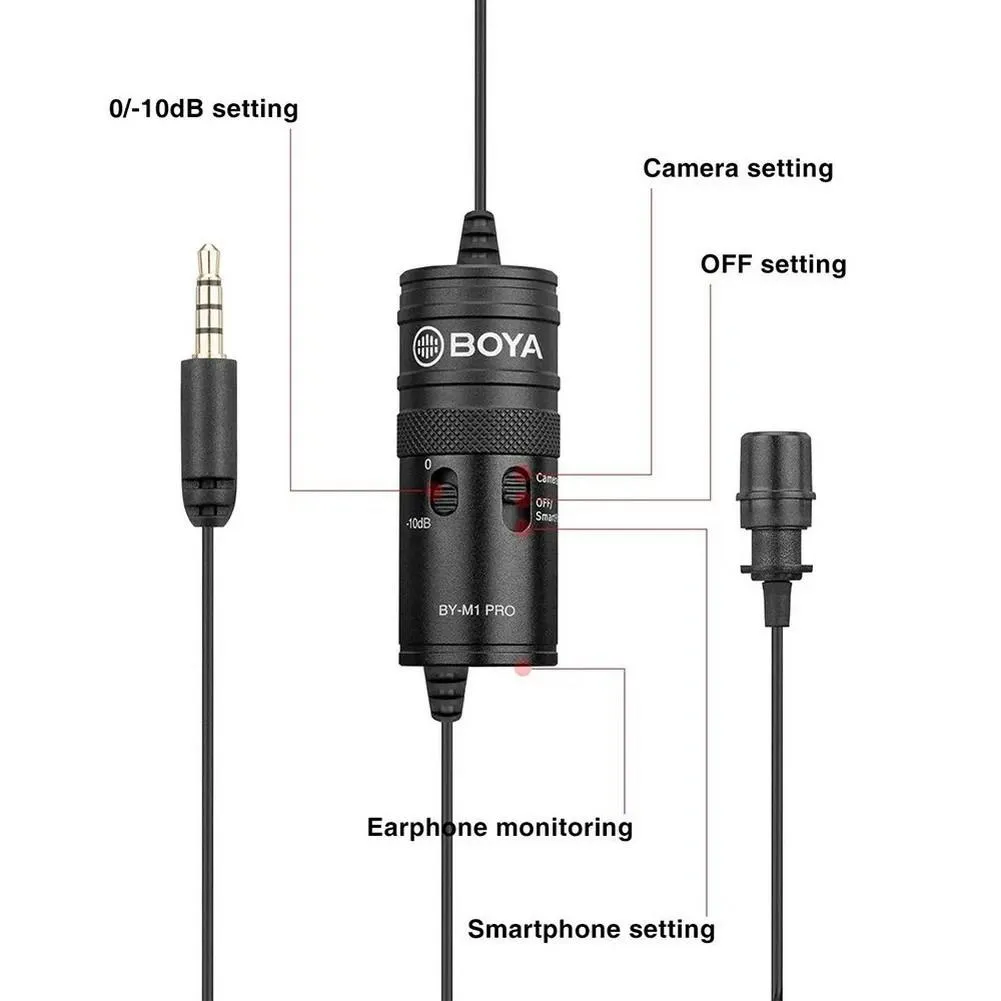 BOYA BY-M1 Pro Lavalier Microphone