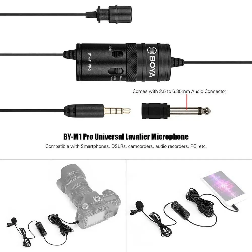 BOYA BY-M1 Pro Lavalier Microphone