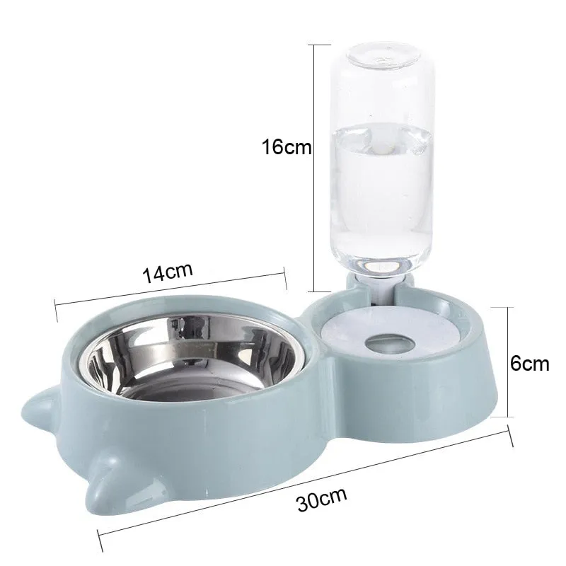 Bubble Pet Dog Bowls Cat Water Fountain Automatic Pet Feeder For Dogs Cats 1.8L Pet Drinking Dispenser Dog Double Bowl