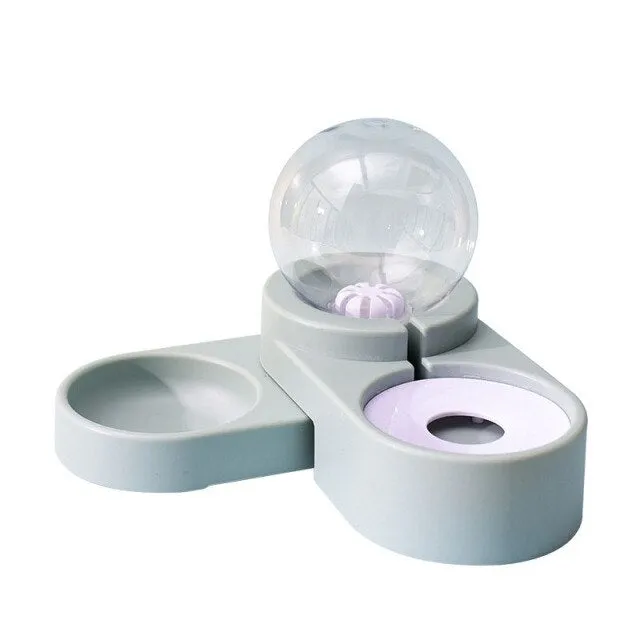 Bubble Pet Dog Bowls Cat Water Fountain Automatic Pet Feeder For Dogs Cats 1.8L Pet Drinking Dispenser Dog Double Bowl