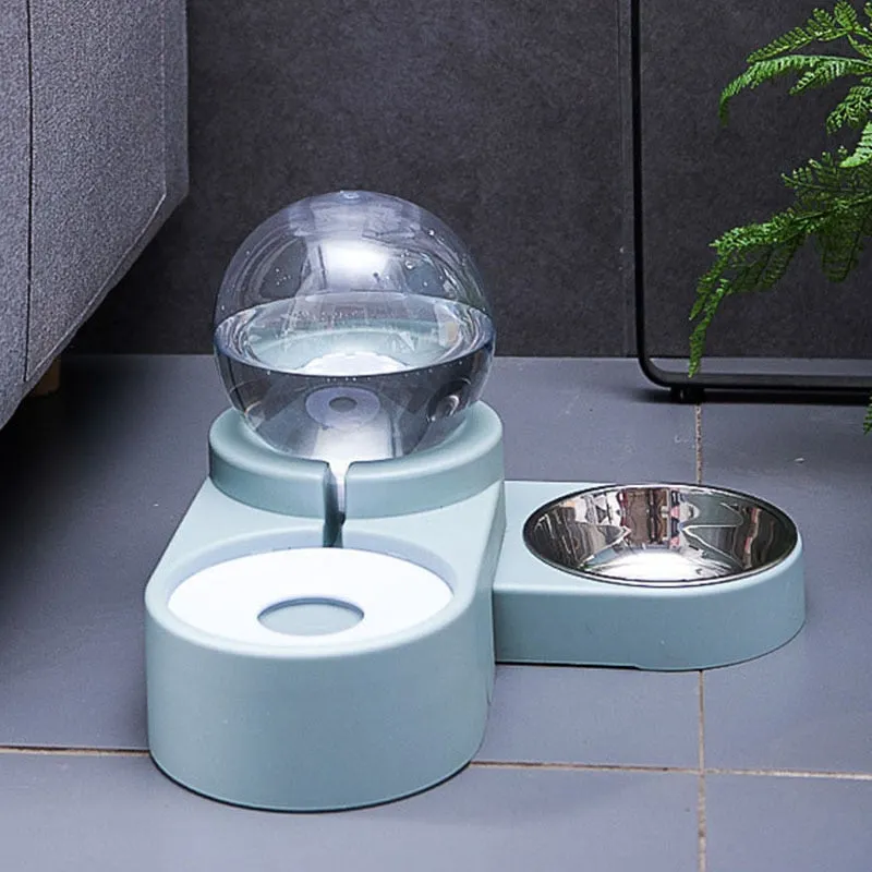 Bubble Pet Dog Bowls Cat Water Fountain Automatic Pet Feeder For Dogs Cats 1.8L Pet Drinking Dispenser Dog Double Bowl