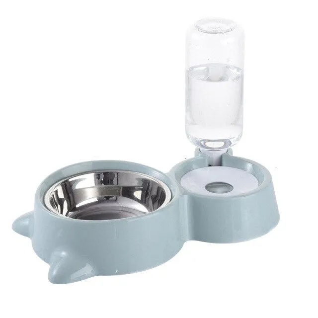 Bubble Pet Dog Bowls Cat Water Fountain Automatic Pet Feeder For Dogs Cats 1.8L Pet Drinking Dispenser Dog Double Bowl