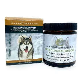 Canna Companion™ Hemp Supplement for Extra Large Dogs - Extra Strength with additional CBDs for Neurological Support