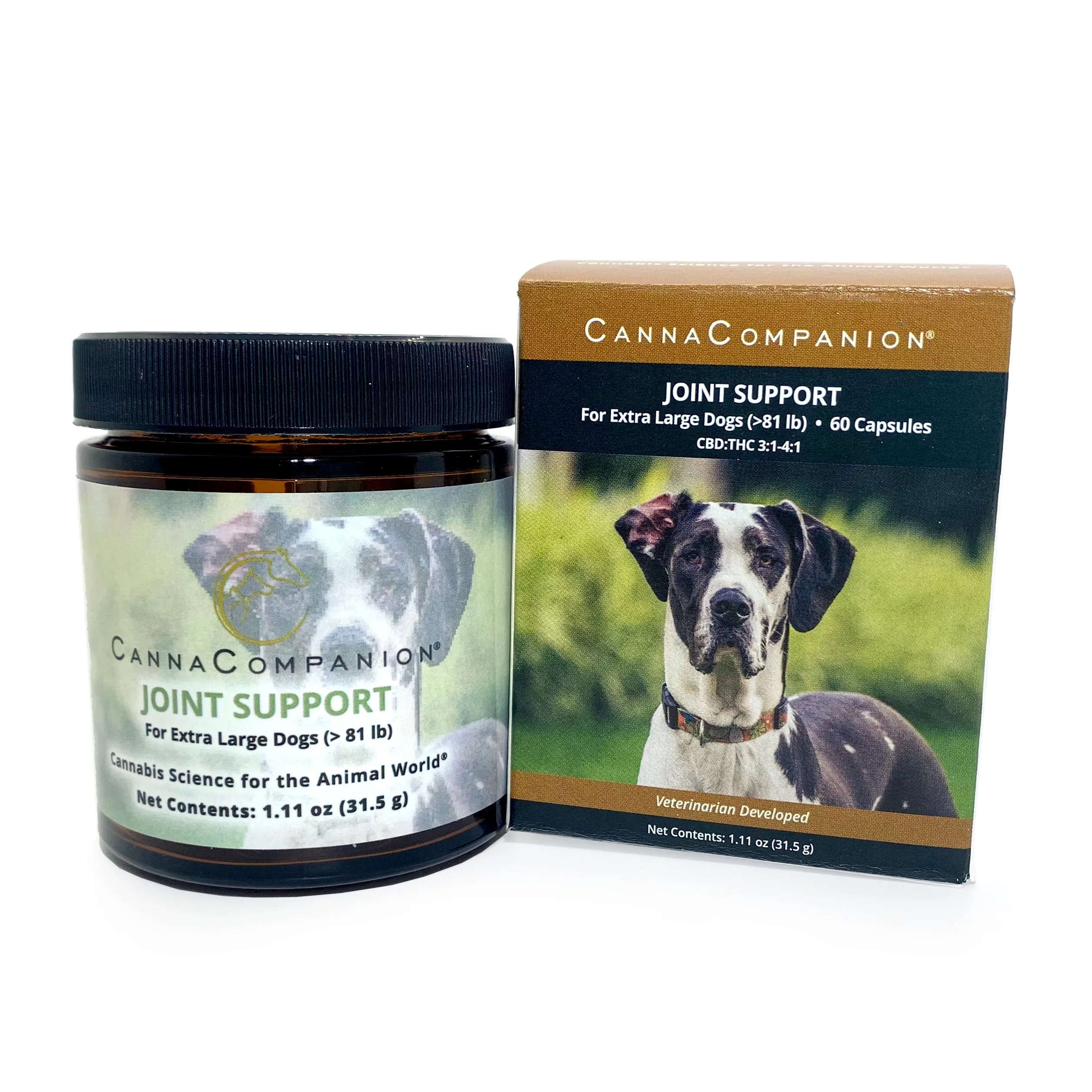 Canna Companion™ Hemp Supplement for Extra Large Dogs - Regular Strength Joint