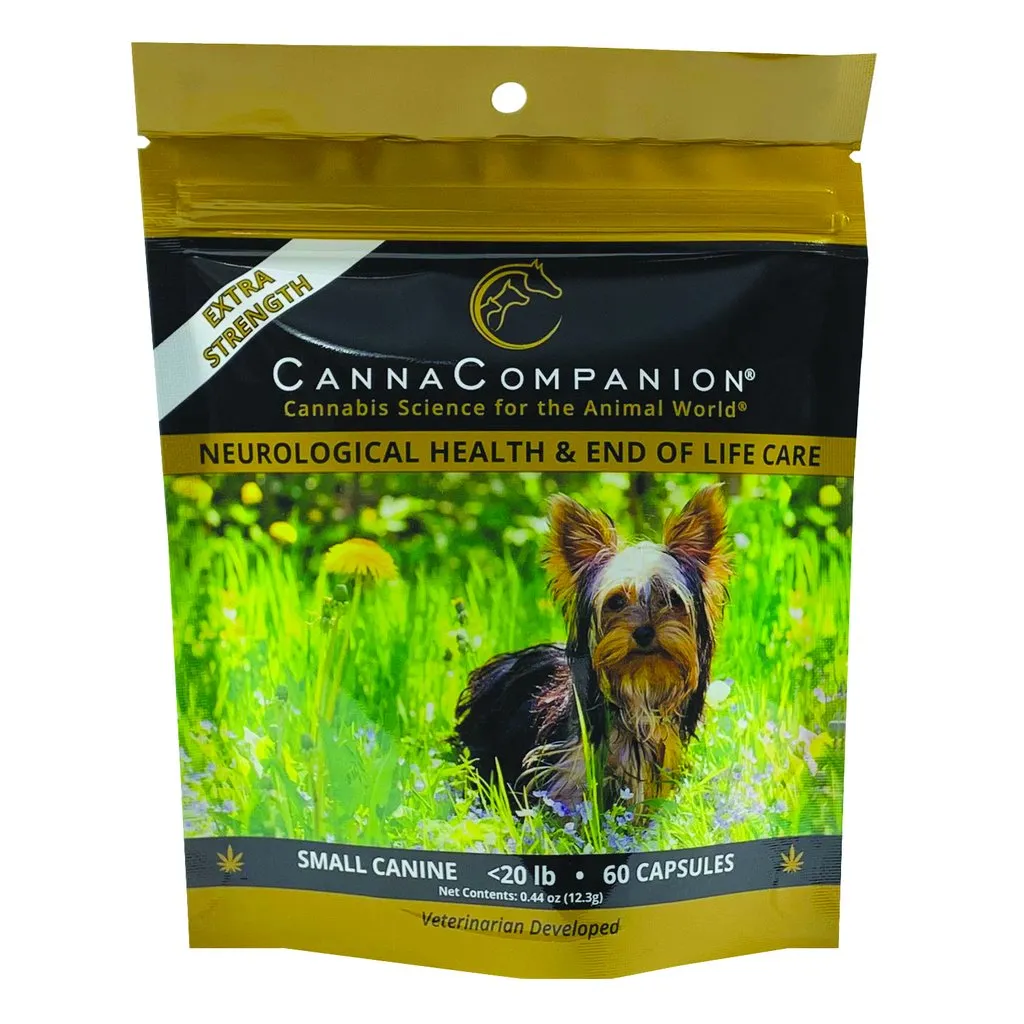 Canna Companion™ Hemp Supplement for Small Dogs - Extra Strength with additional CBDs to support neurological health