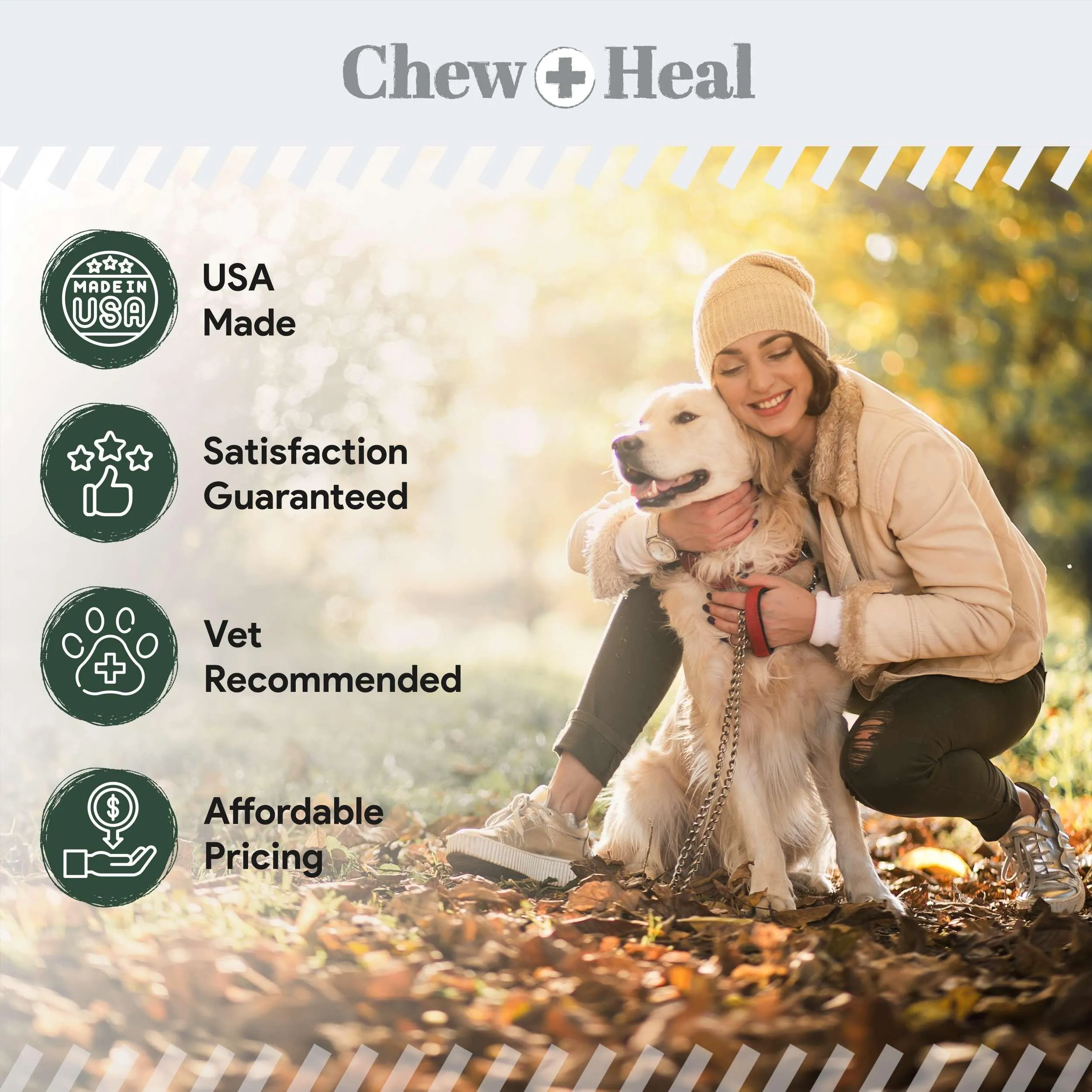 Chew   Heal Hydrocortisone Lotion for Dogs - 4 oz Anti Itch Cream for Irritated Skin