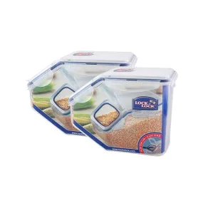 Classic 2pc Rectangular Tapered Blue Food Container Set 10L - Versatile Storage for Your Needs