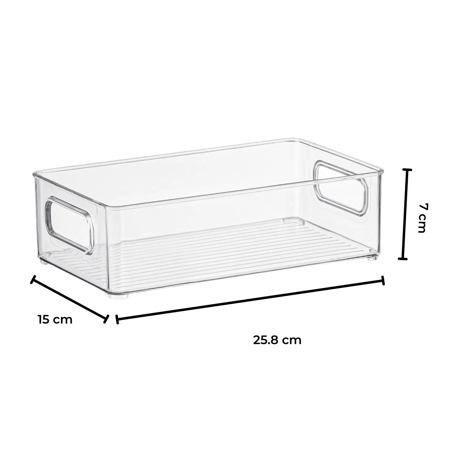 Clear Pull-Out Fridge Storage Containers Set of 8 - GOMINIMO