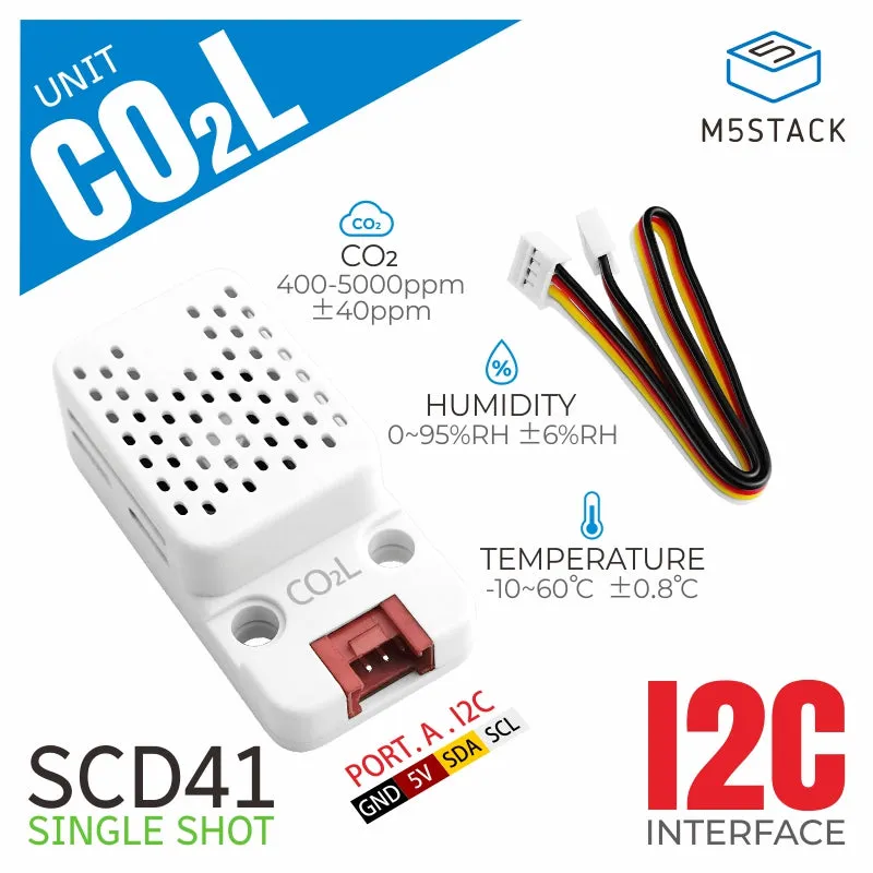 CO2L Unit with Temperature and Humidity Sensor (SCD41)