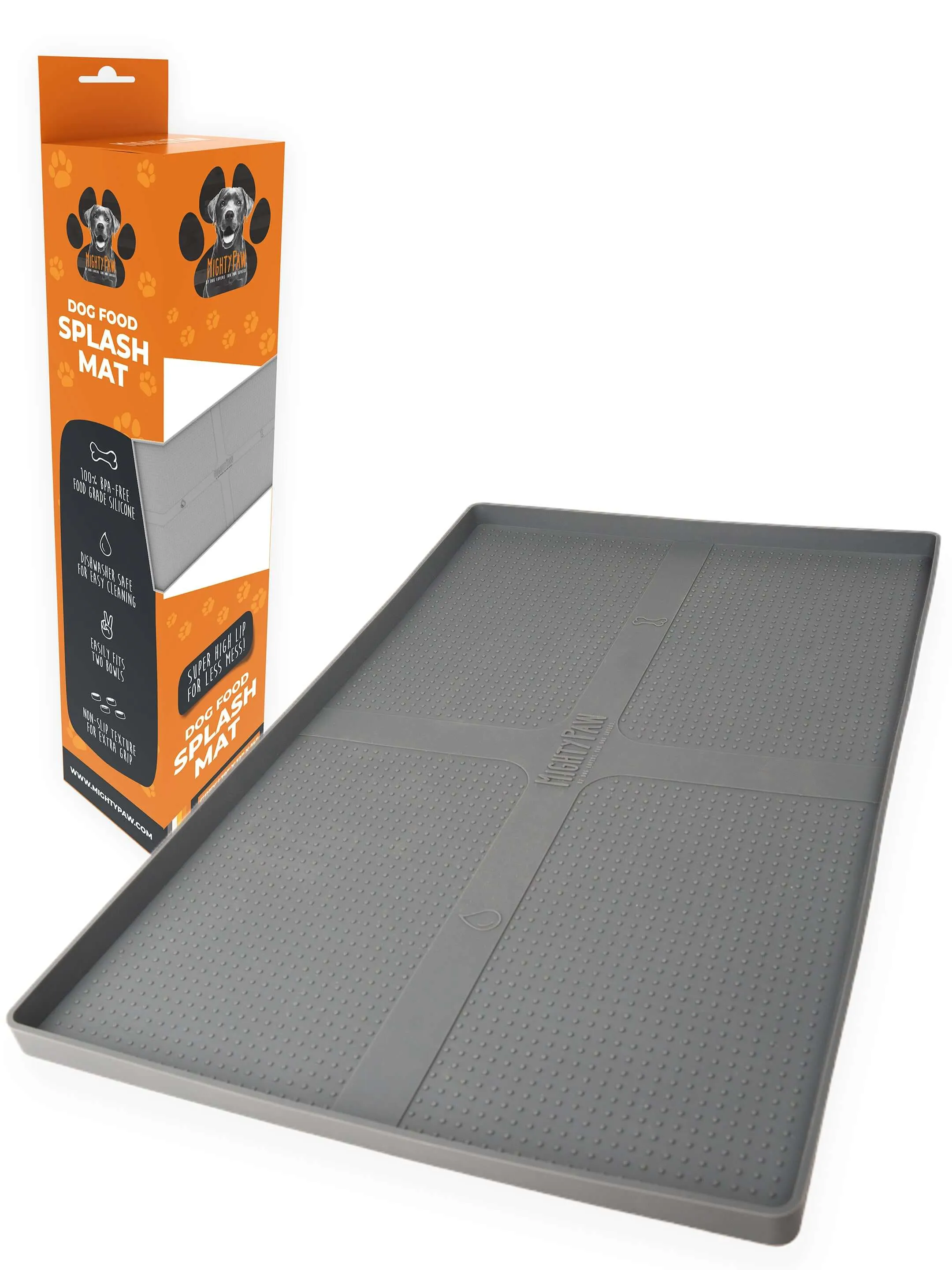 Dog Food Splash Mat - BPA-Free Non-Slip Feeding Solution