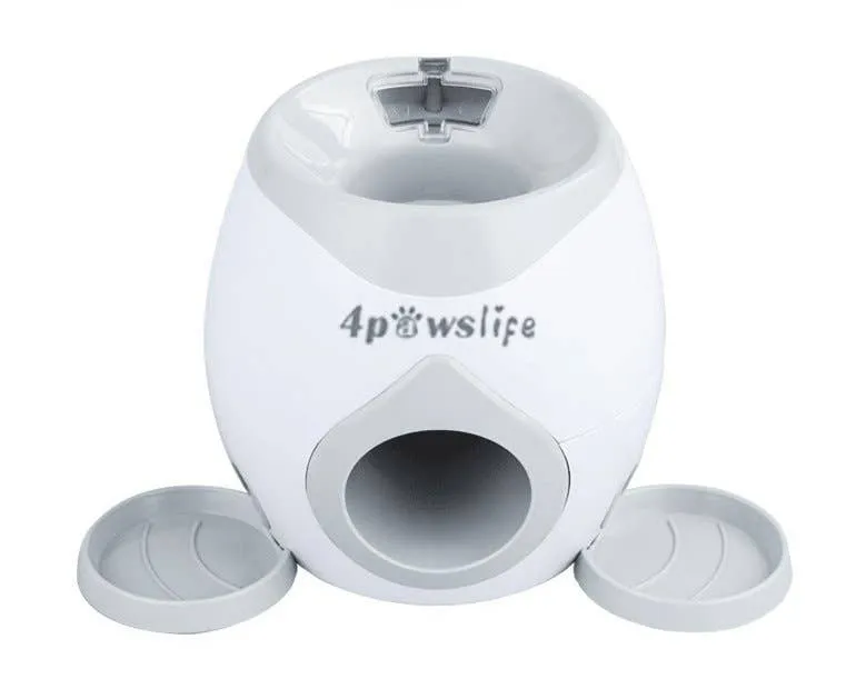 Dog Hugs Cat Automatic Pet Training and Feeding System