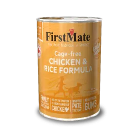 FirstMate Cage Free Chicken & Rice Formula Canned Dog Food