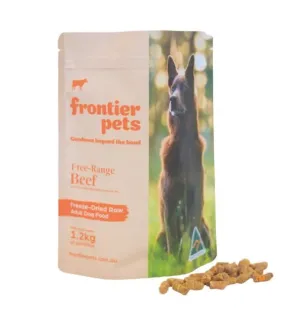 Frontier Pets Freeze Dried Raw Dog Food (Free-Range Beef)