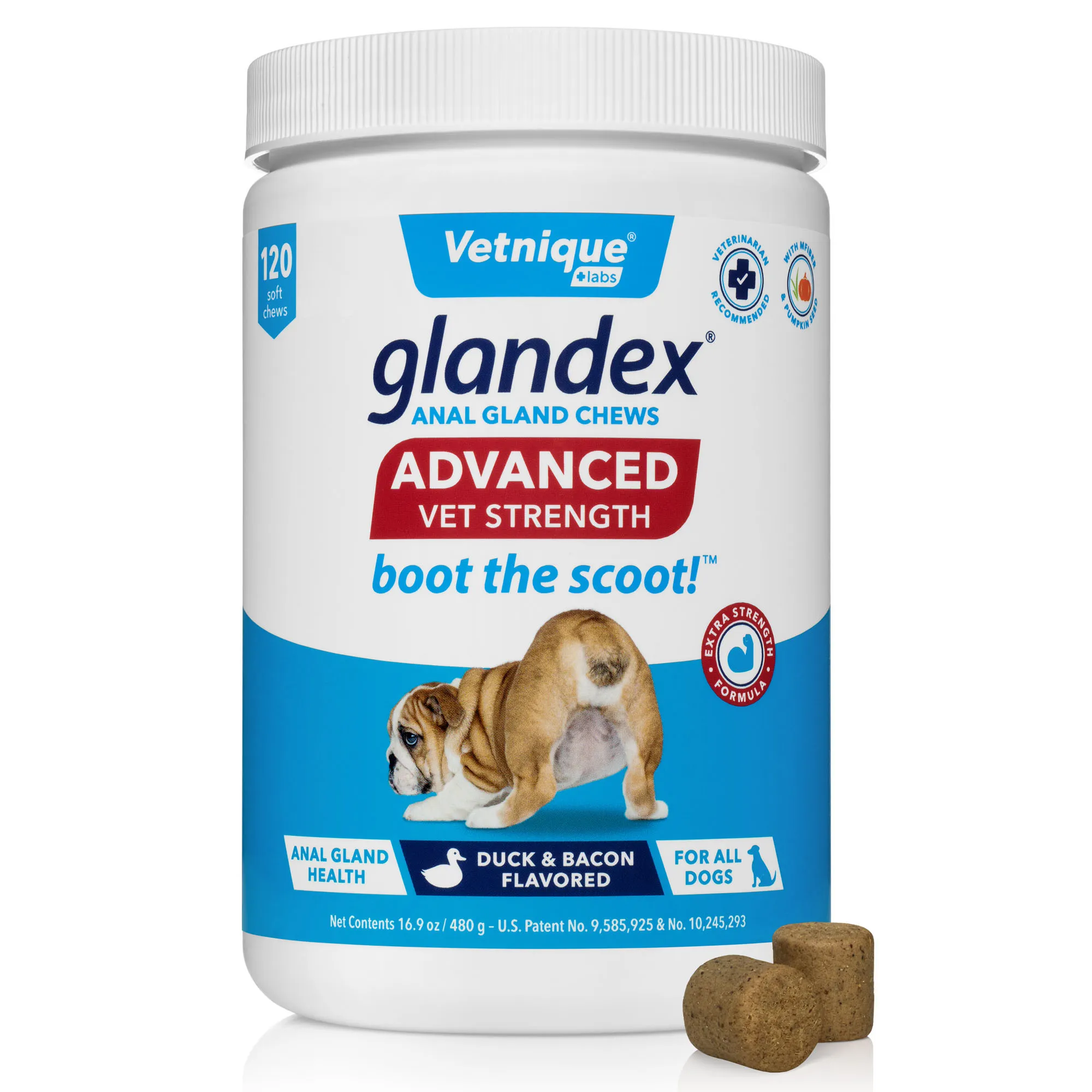 Glandex® Advanced Medicated Anal Gland Chews for Dogs