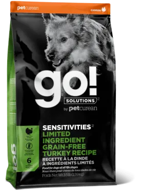 Go! Sensitivities Limited Ingredient Grain Free Turkey Recipe for Dogs