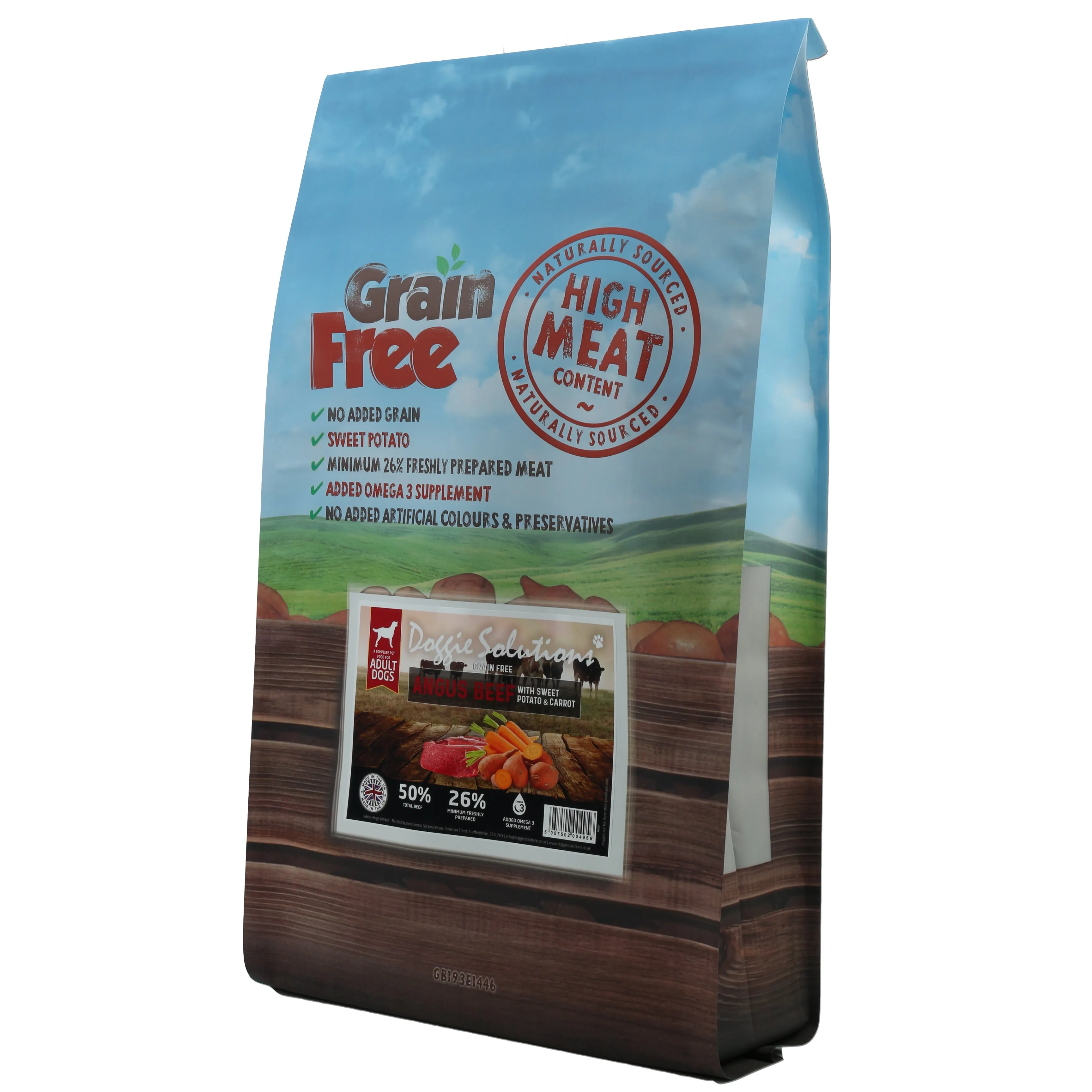 Grain Free Dog Food - Angus Beef with Sweet Potato & Carrot