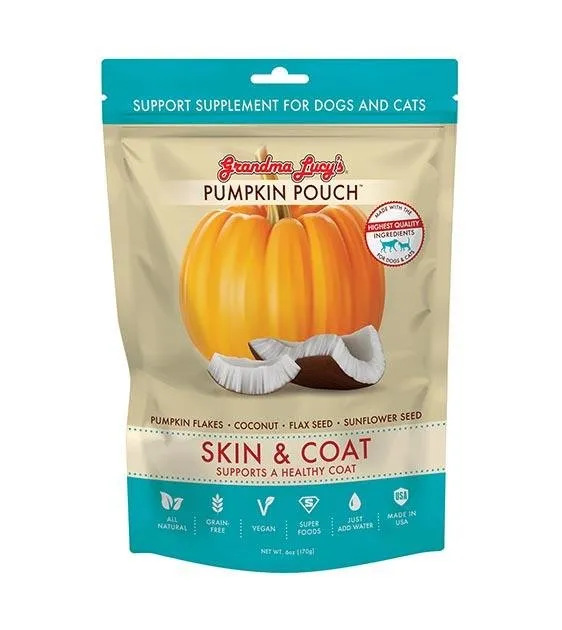 Grandma Lucy's Pumpkin Pouch (Skin & Coat) Cat & Dog Supplement