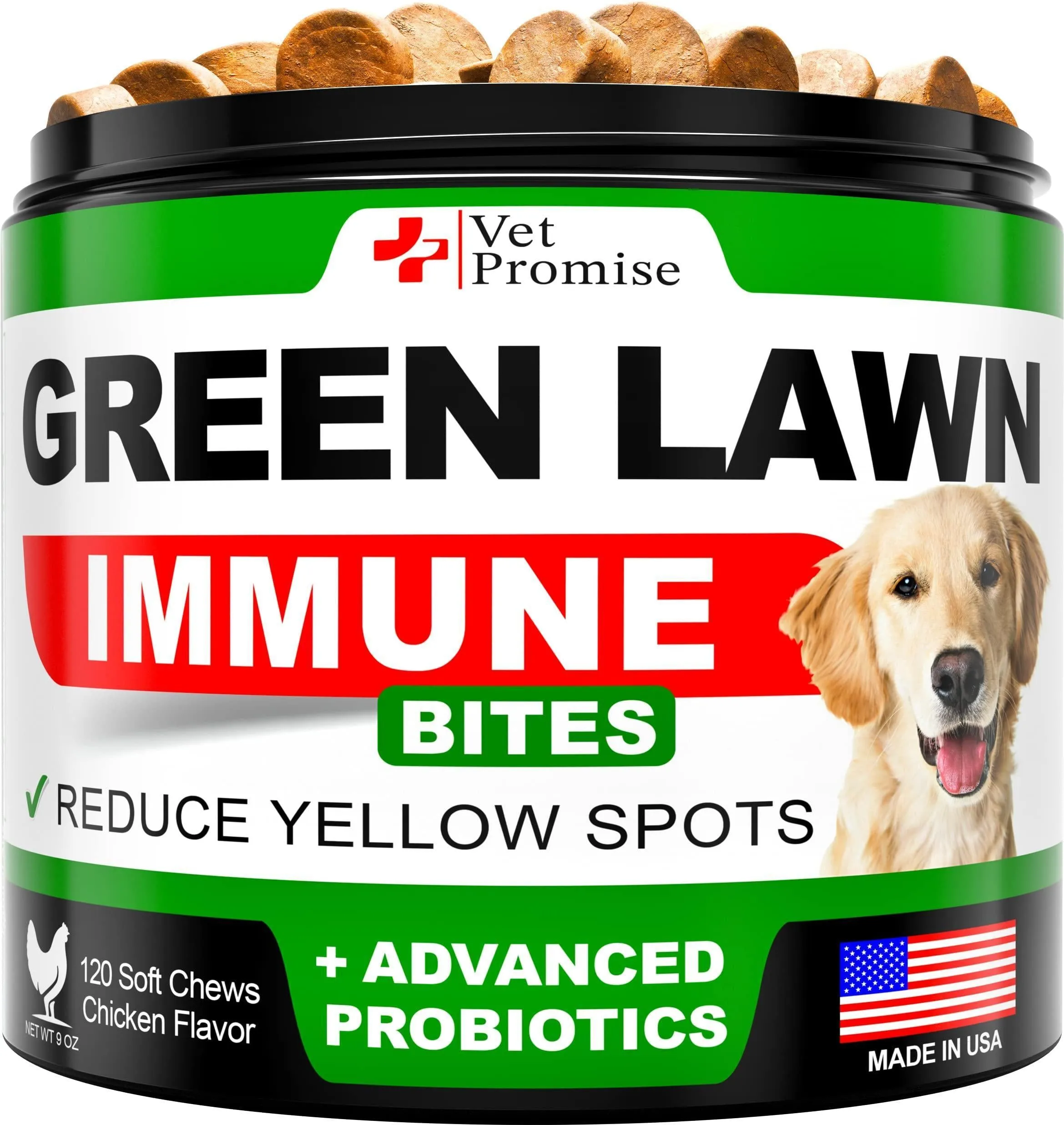 Grass Burn Spot Chews for Dogs Dog Urine Neutralizer for Lawn 120 Dog Chews