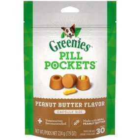 Greenies Canine Pill Pockets - Peanut Butter Formula For Capsules