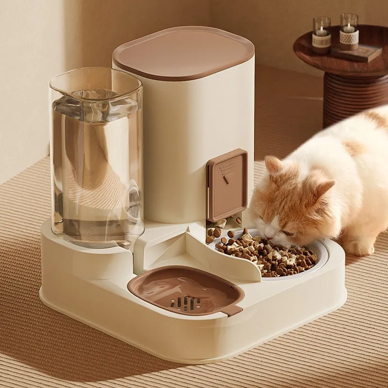 Household High-capacity Pet Automatic Feeder / Comedero automático para mascotas de gran capacidad para el hogar